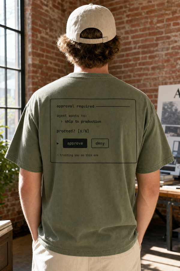 approve tee — back