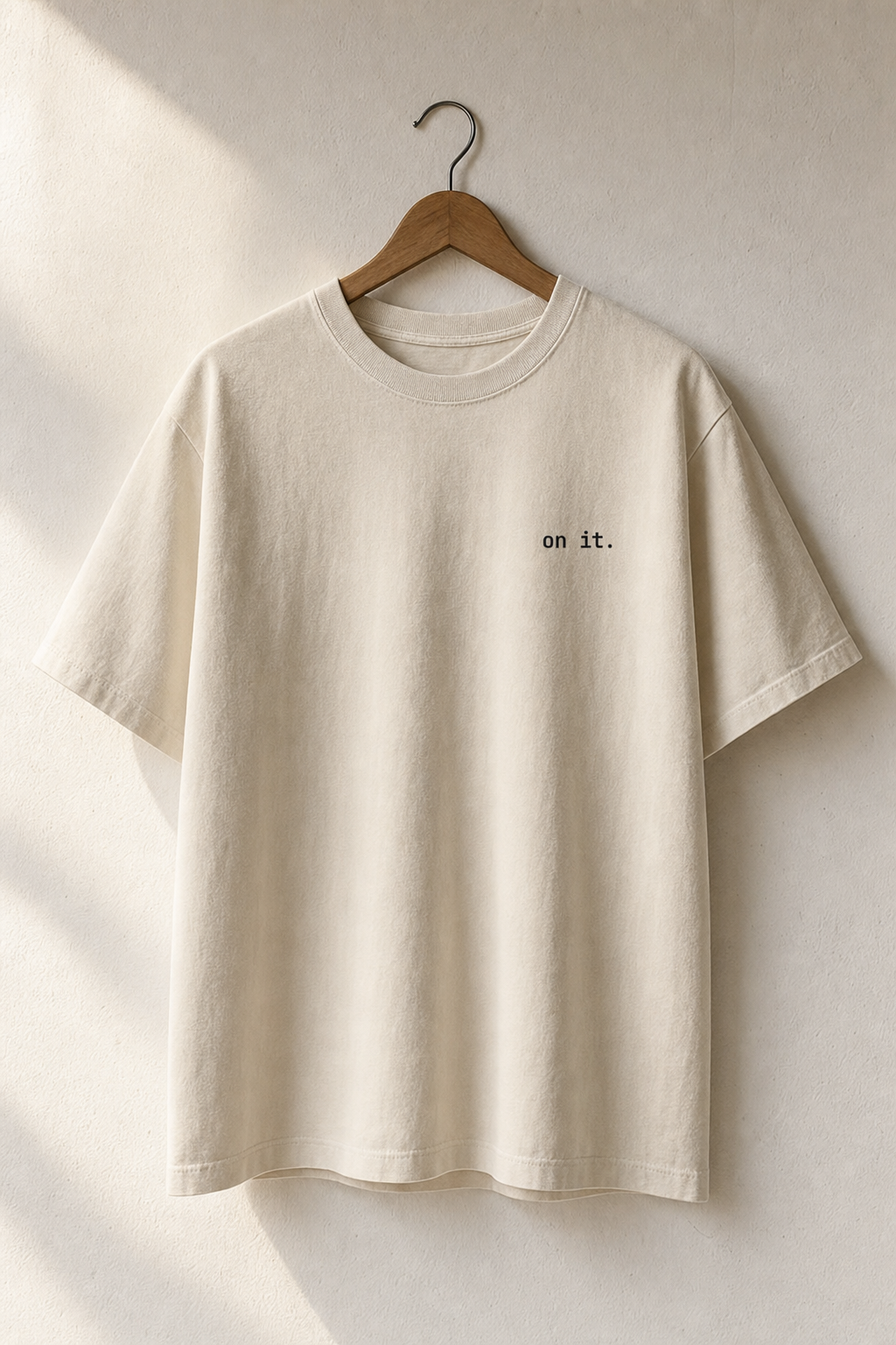 on it. tee — hero